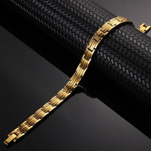Load image into Gallery viewer, Ladies Gold 4in1 Titanium Magnetic Bracelet - Gauss Therapy