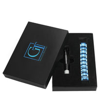 Load image into Gallery viewer, Mens Blue Titanium Strong Magnetic Therapy Bracelet - Gauss Therapy