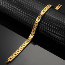 Load image into Gallery viewer, Affinity Gold Stainless Steel Magnetic Bracelet - Gauss Therapy