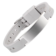 Load image into Gallery viewer, Silicone 4in1 Adjustable Magnetic Bracelet - Gauss Therapy