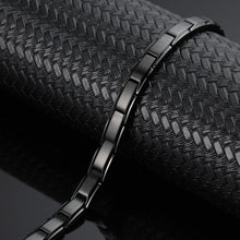 Load image into Gallery viewer, Trinity Black Stainless Steel Magnetic Bracelet - Gauss Therapy
