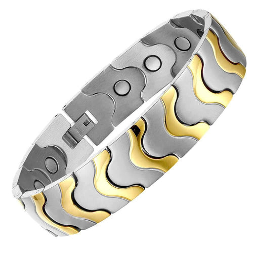 Stainless Steel Magnetic Bracelet - GaussTherapy