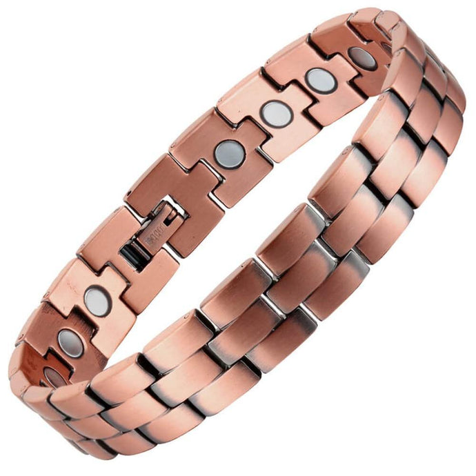 Copper Link Full Magnetic Bracelet - GaussTherapy