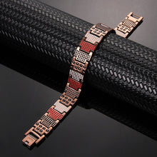 Load image into Gallery viewer, Pure Copper Hematite Magnetic Bracelet - Gauss Therapy
