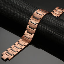 Load image into Gallery viewer, Powerful Triple Row Copper 4in1 Magnetic Bracelet - Gauss Therapy
