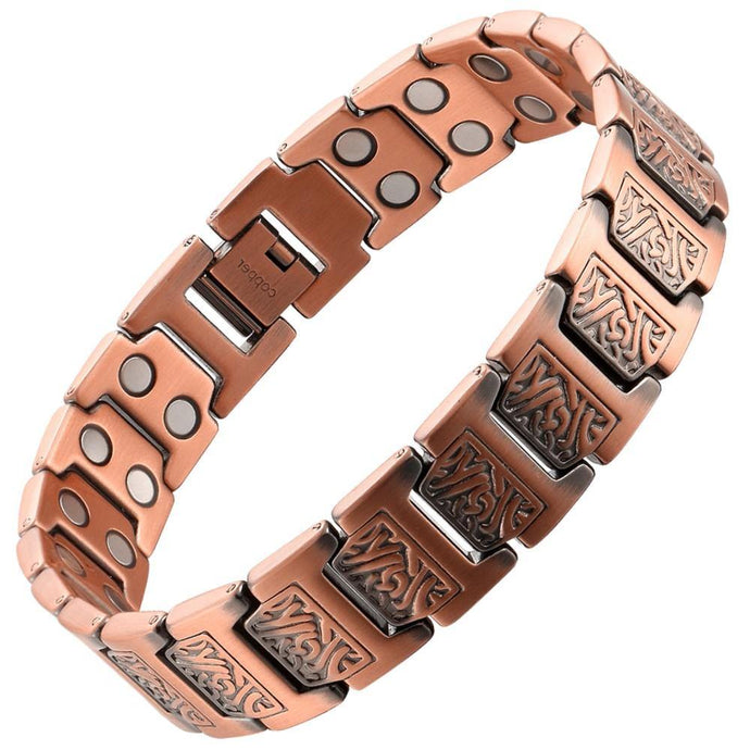 Copper Link Full Magnetic Bracelet - GaussTherapy