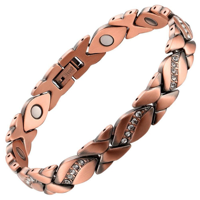 Copper Link Full Magnetic Bracelet - GaussTherapy