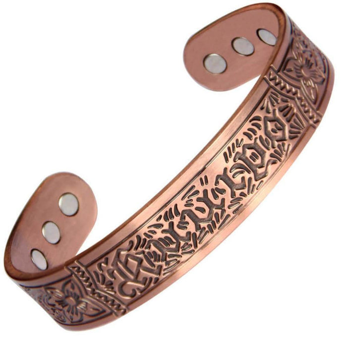 Vintage Chunky Magnetic Copper Bangle - Gauss Therapy