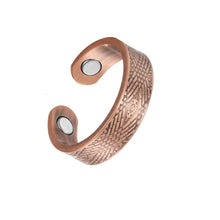 Load image into Gallery viewer, Set of Two - Celtic Design Copper Magnetic Rings - GaussTherapy
