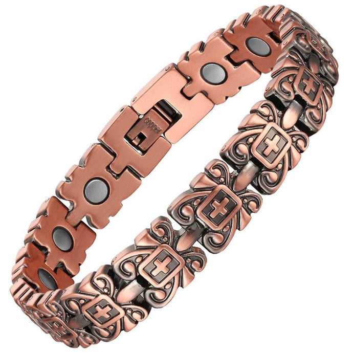 Copper Link Full Magnetic Bracelet - GaussTherapy