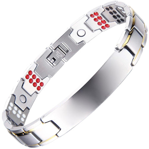 Stainless Steel Magnetic Bracelet - GaussTherapy