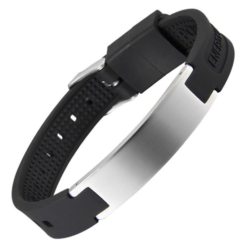 Silicone 4in1 Adjustable Magnetic Bracelet - Gauss Therapy